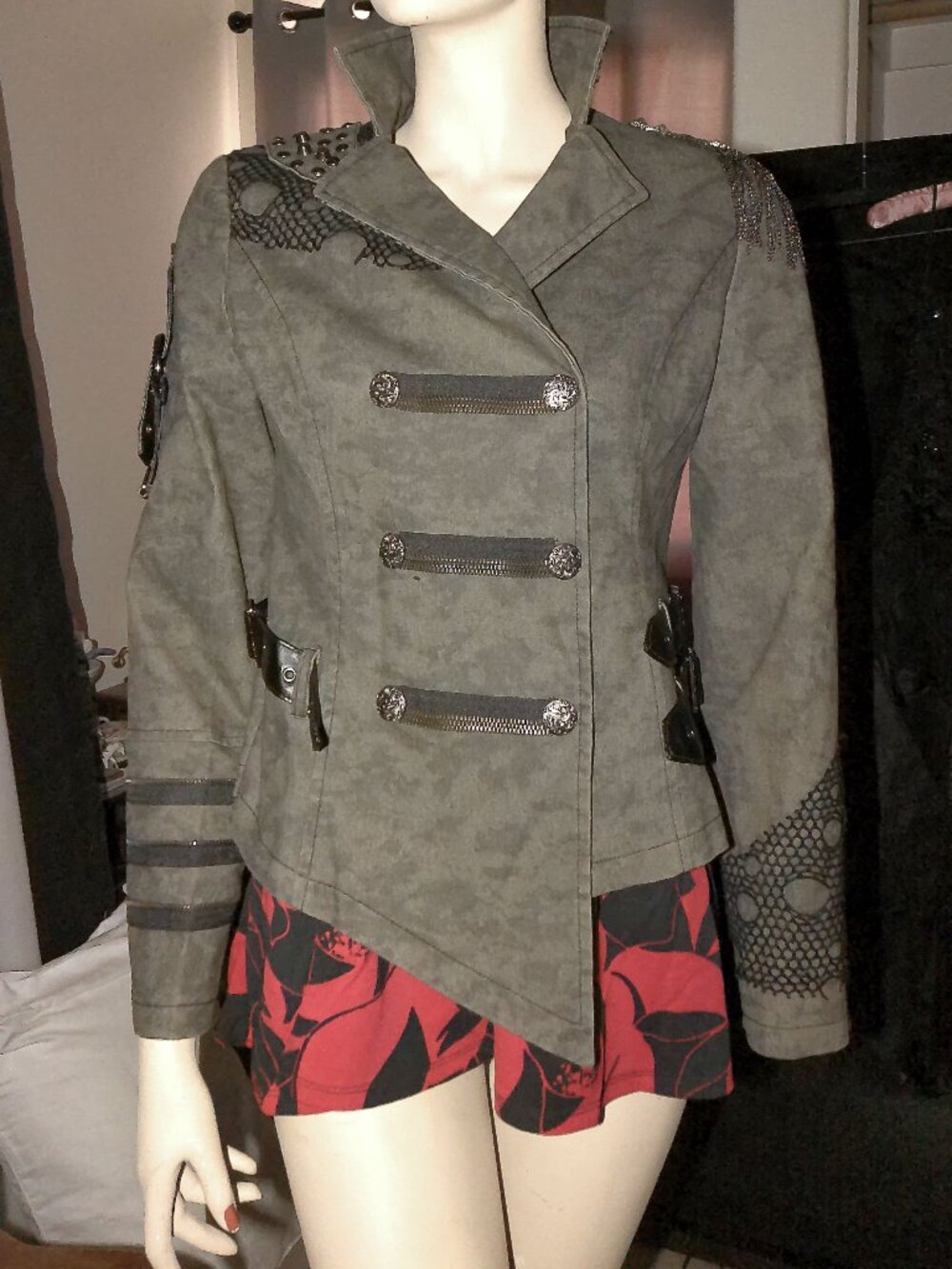 Punk Rave Generals Military Style Jacket